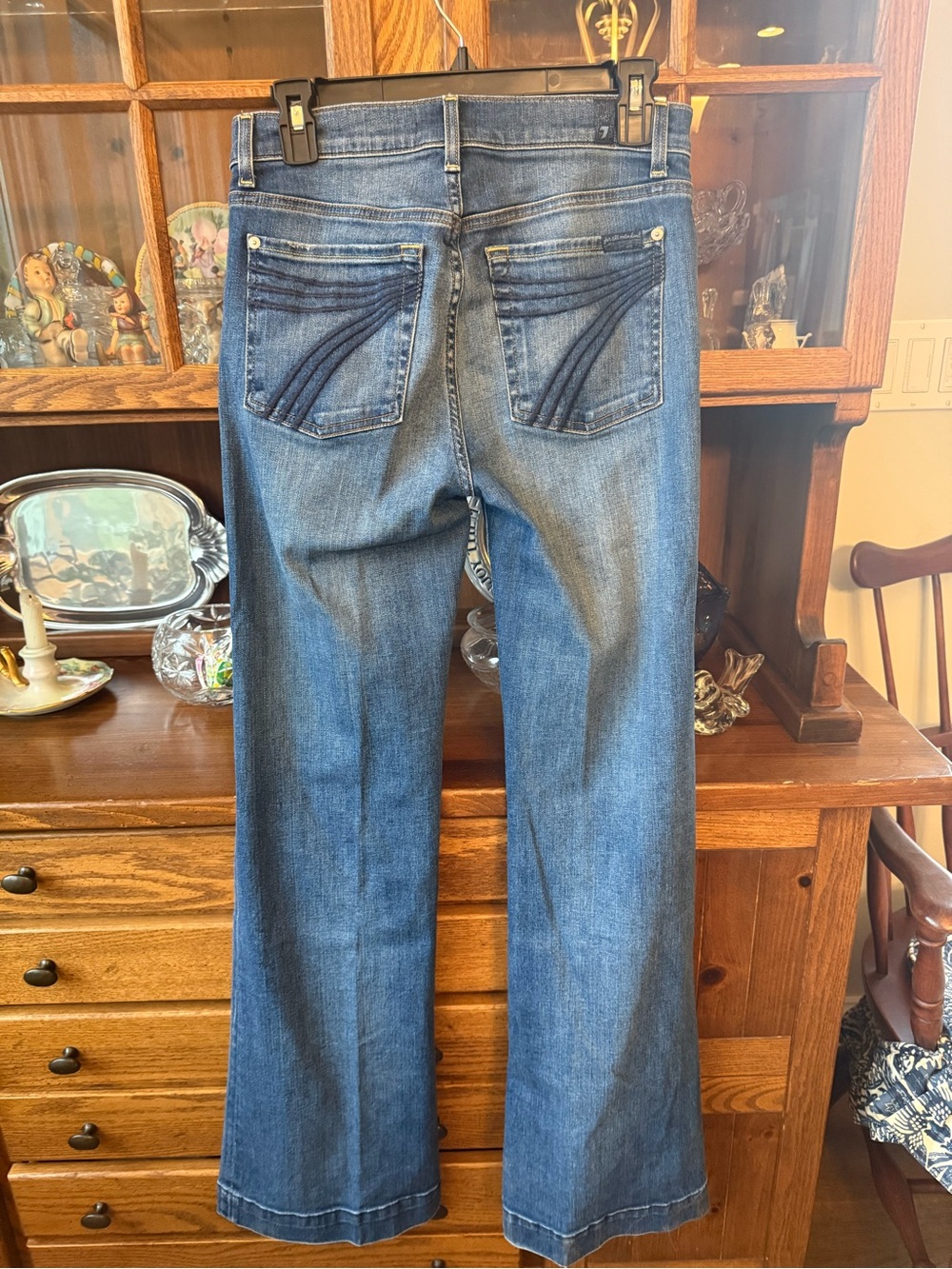 7 For Man Kind Tailorless Slim Illusion Jeans -like new - size  27
